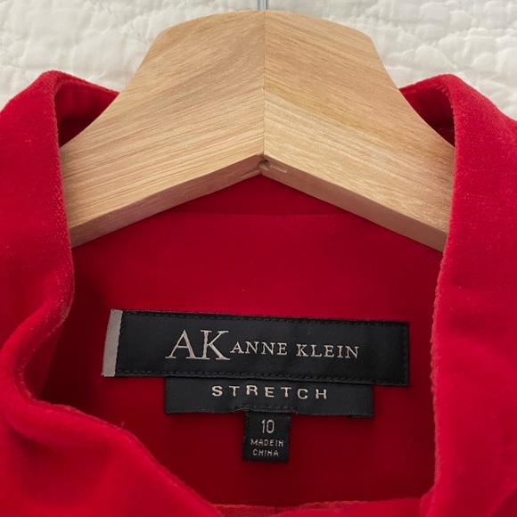 Anne Klein Red Blazer - Picture 2 of 2